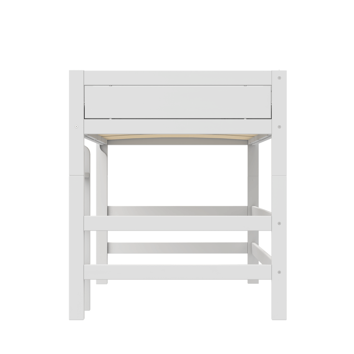 Lit haut 120x200x152cm DELUXE Lifetime white