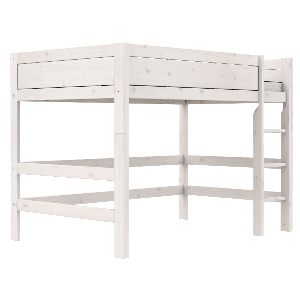 Lit haut 120x200x152cm DELUXE Lifetime whitewash