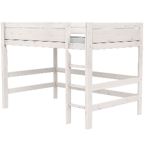 Lit haut 120x200x152cm DELUXE Lifetime whitewash