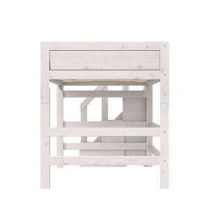 Lit haut 120x200x152cm escalier PREMIUM Lifetime whitewash