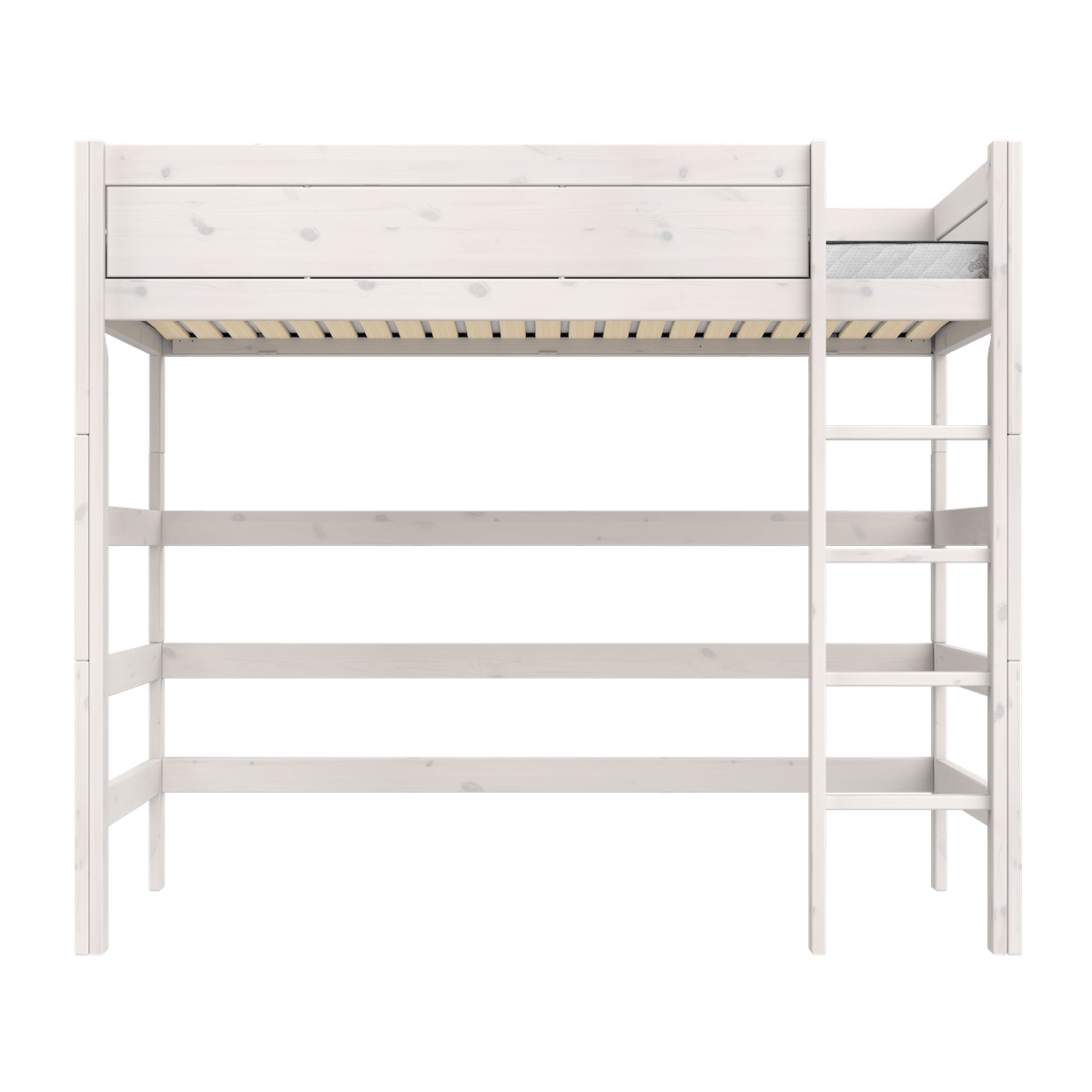 Lit mezzanine 120x200x177cm PREMIUM Lifetime whitewash