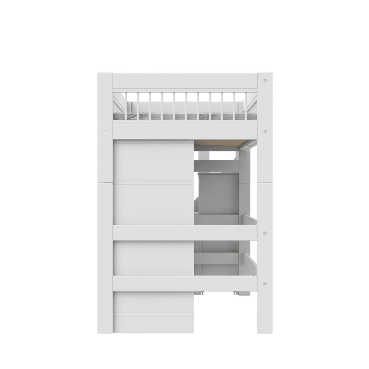 Lit mezzanine Breeze All-In-One sol à roulettes Lifetime