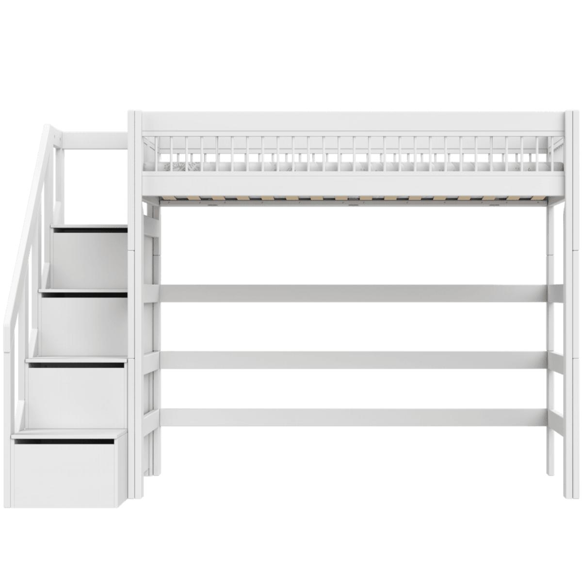 Lit Mezzanine Breeze Avec Escalier Deluxe Sommier à lattes Lifetime