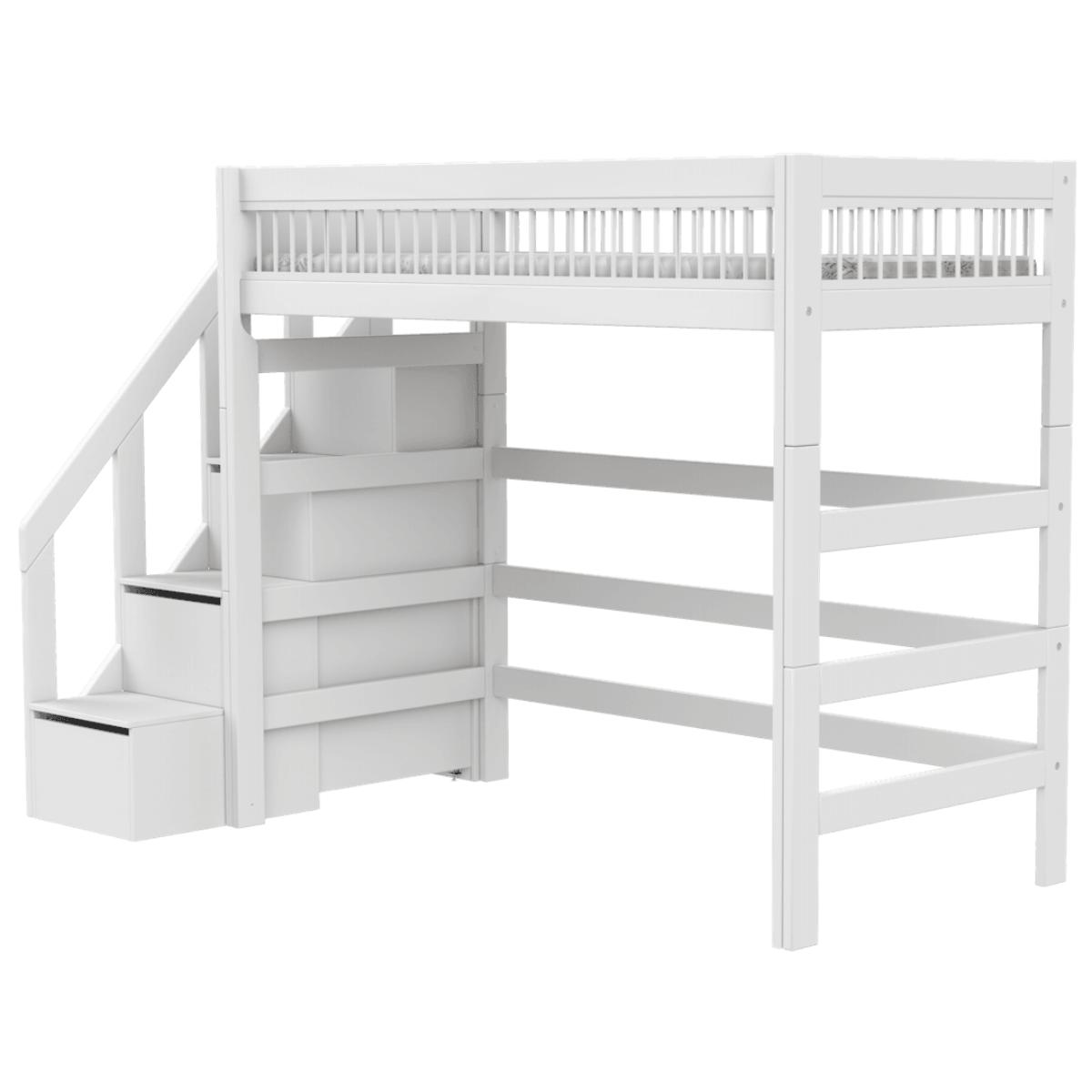 Lit Mezzanine Breeze Avec Escalier Deluxe Sommier à lattes Lifetime