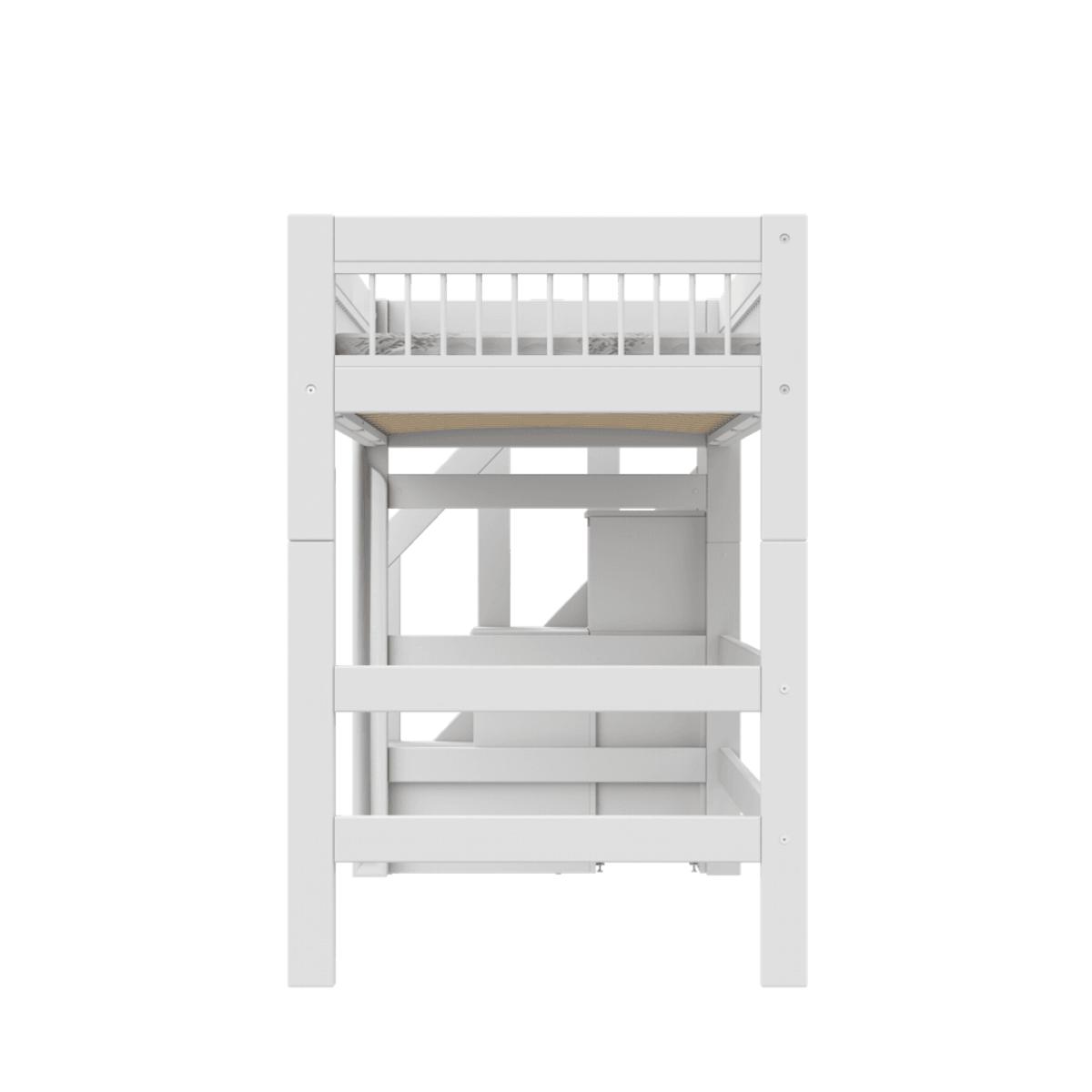 Lit mezzanine Breeze avec escalier LUX Lifetime