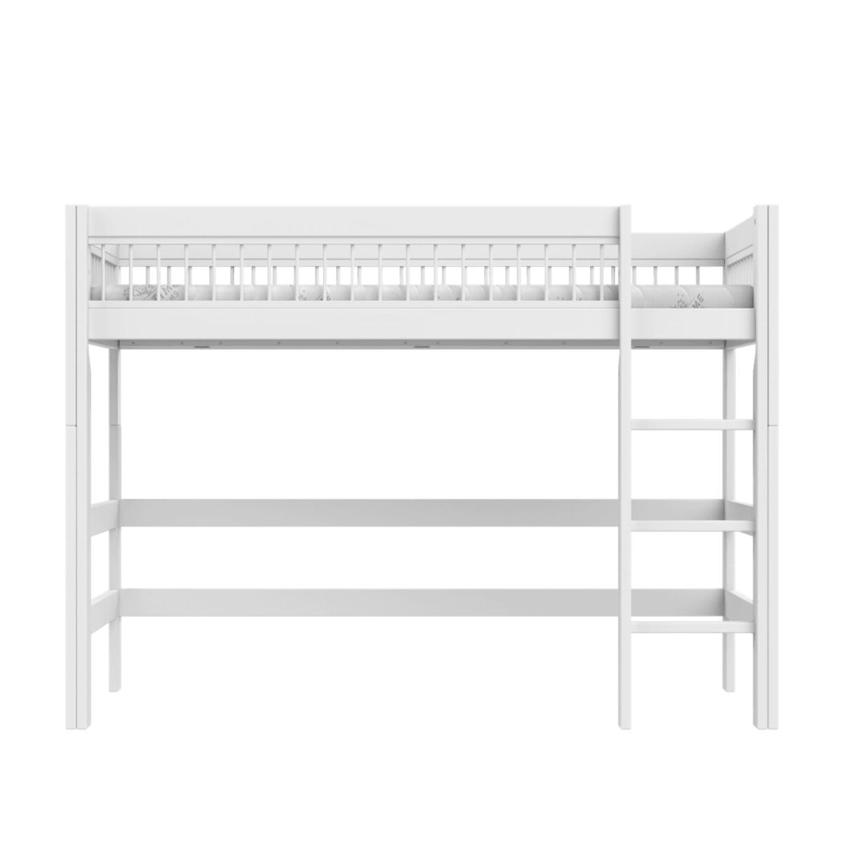 Lit mezzanine Breeze sol à roulettes Lifetime