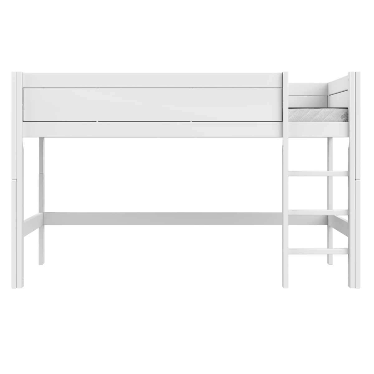 Lit mi-hauteur 120x200x128cm DELUXE Lifetime white