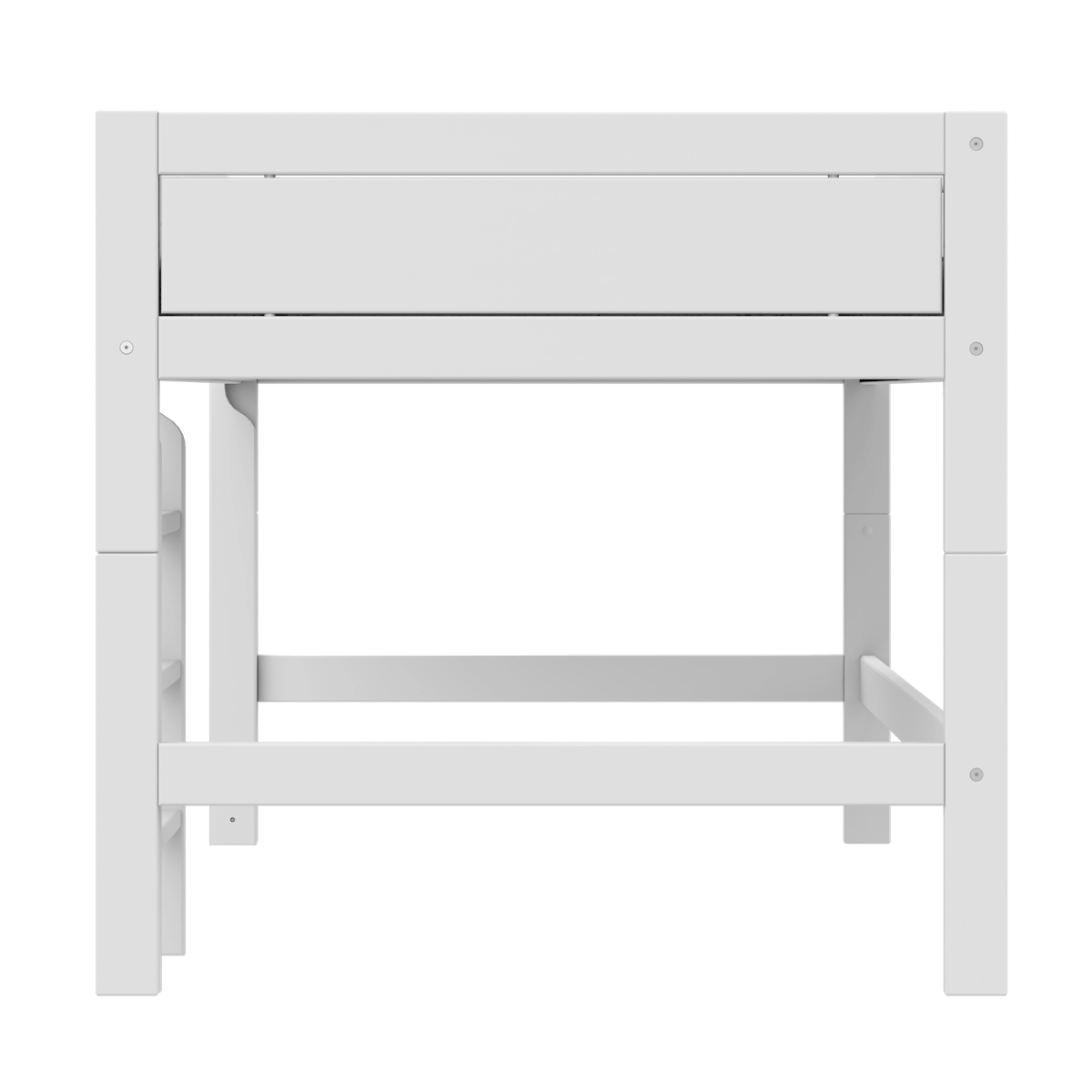 Lit mi-hauteur 120x200x128cm DELUXE Lifetime white