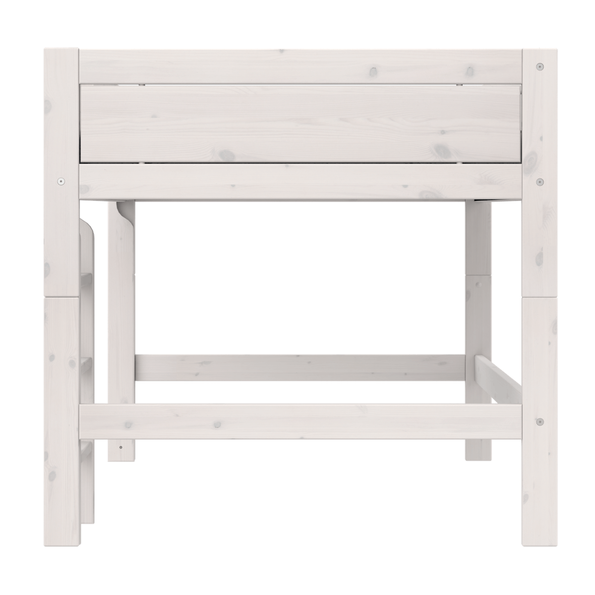 Lit mi-hauteur 120x200x128cm DELUXE Lifetime whitewash