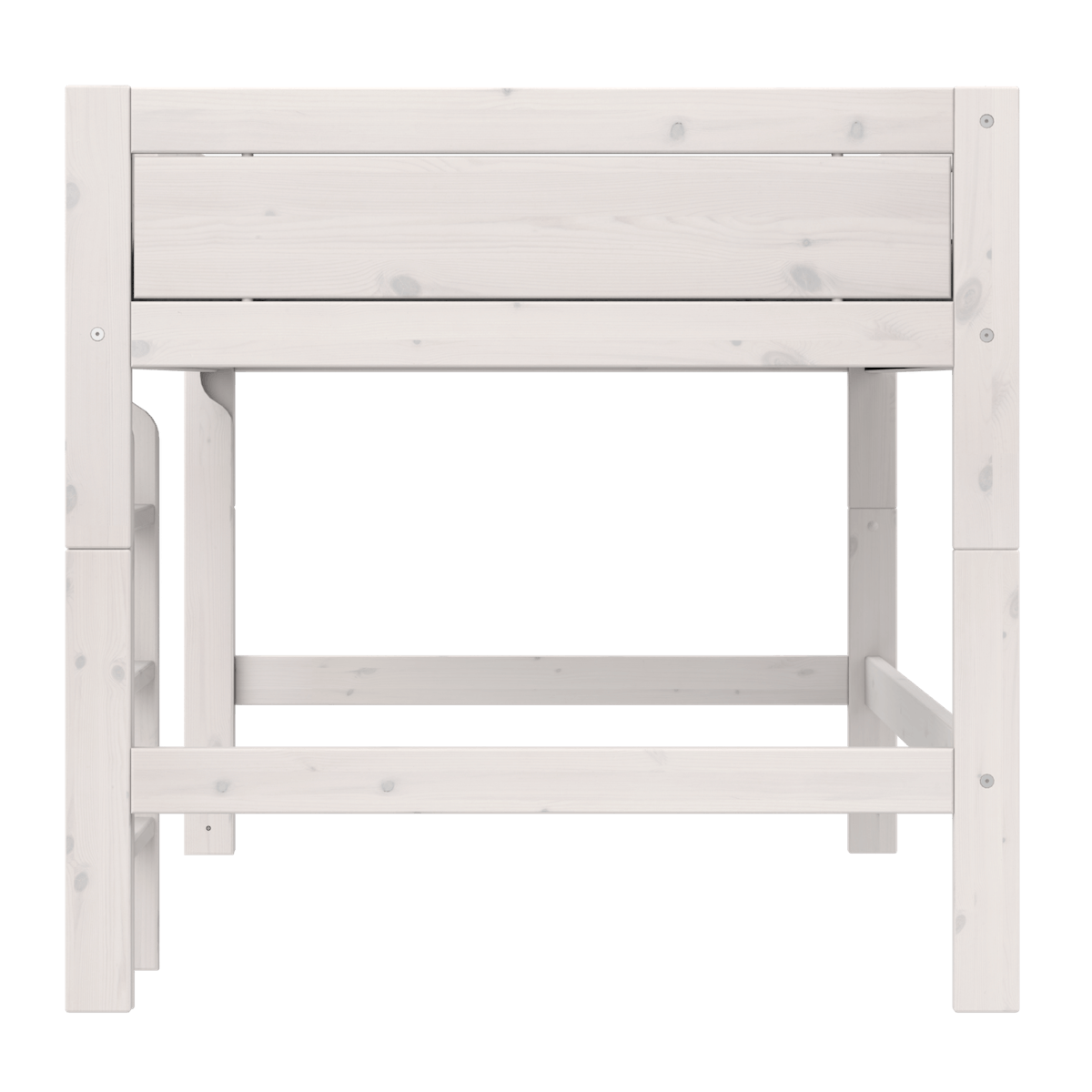 Lit mi-hauteur 120x200x128cm PREMIUM Lifetime whitewash