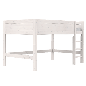Lit mi-hauteur 120x200x128cm PREMIUM Lifetime whitewash
