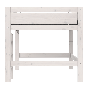 Lit mi-hauteur 120x200x128cm PREMIUM Lifetime whitewash