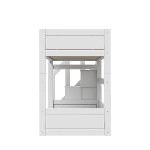 Lits superposés bas escabeu LUX Lifetime white