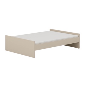 LITTLE FLO Umbaubett 140x200 in Kaschmirbeige, mit Designgitter Vorder- und Rückseite ohne Lattenrost und Matratze LITTLE FLO Paidi Beige cashmere