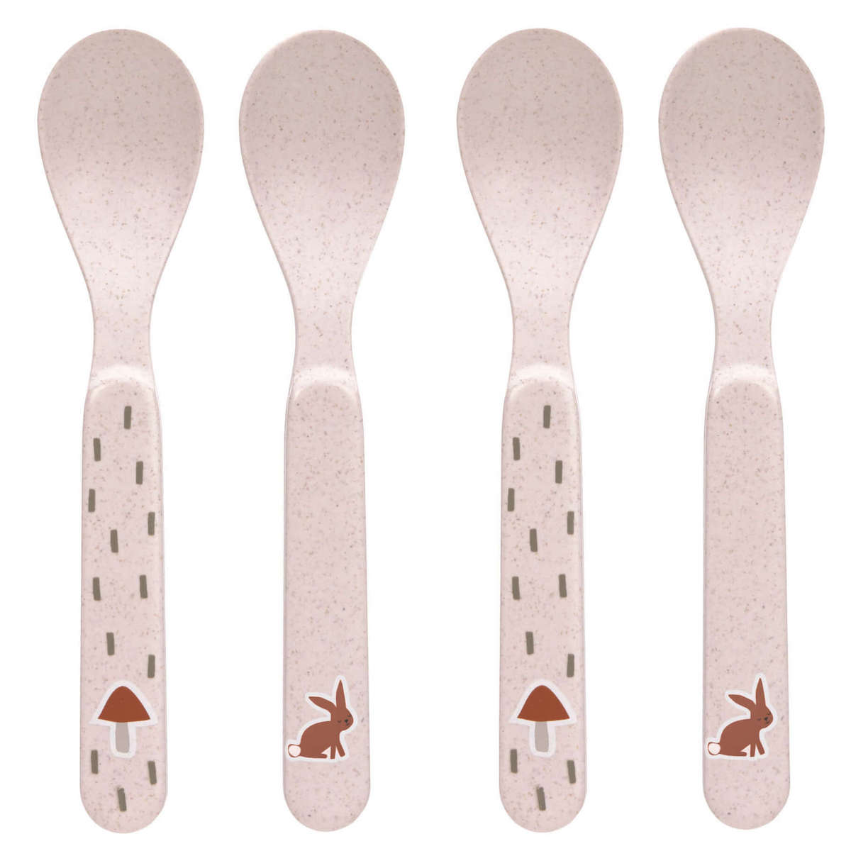 Löffel-Set PP-Zellulose Kleiner Waldhase Laessig