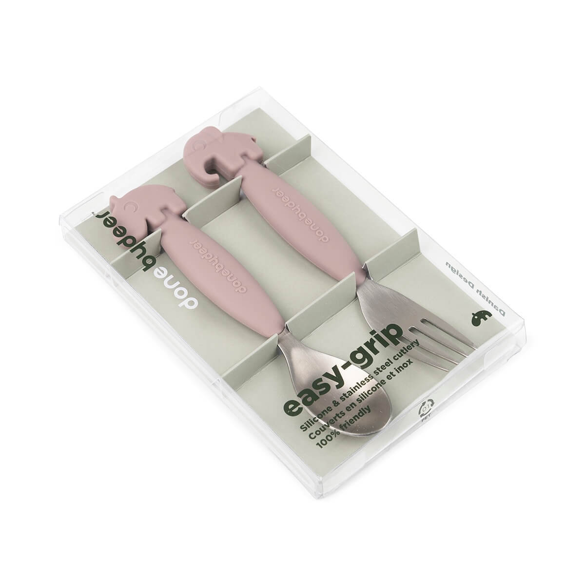 Löffel- und Gabelset Deer Friends Done by Deer Rosa