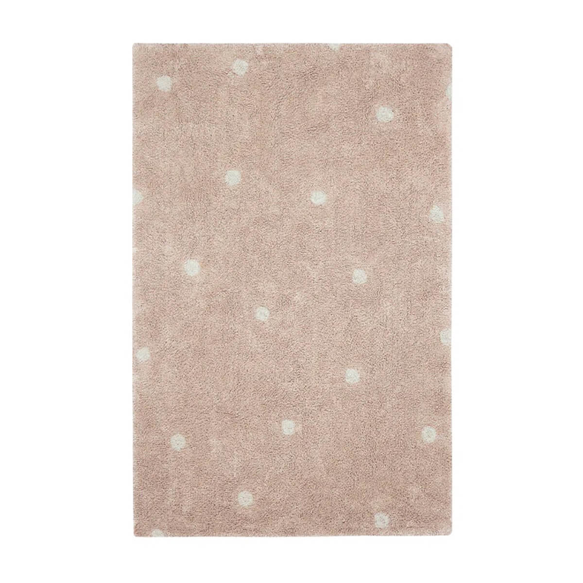 Lorena Canals Rosa Teppich 100x150cm MINI DOT