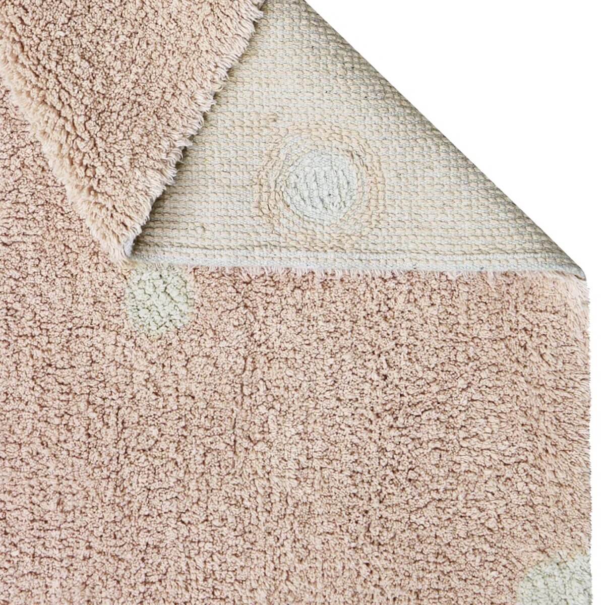 Lorena Canals Rosa Teppich 100x150cm MINI DOT