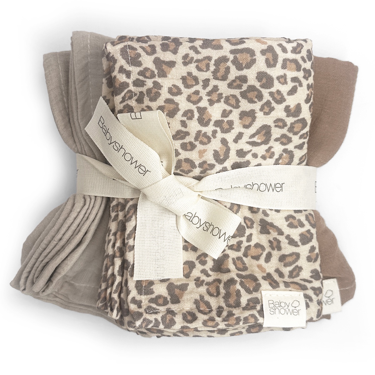 Lot 3 mini langes Babyshower wild print