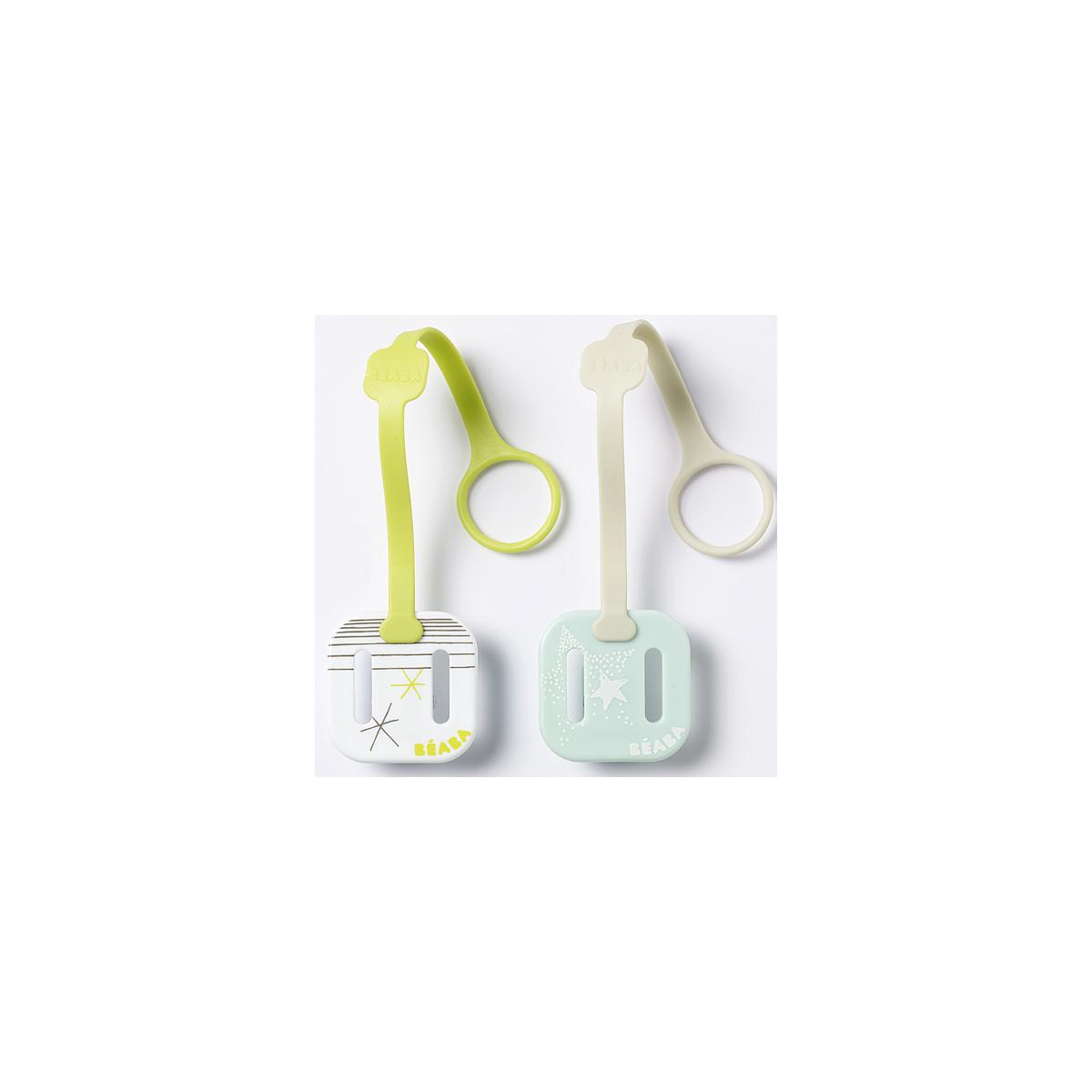 Lot de 2 attaches sucettes Gipsy by Beaba