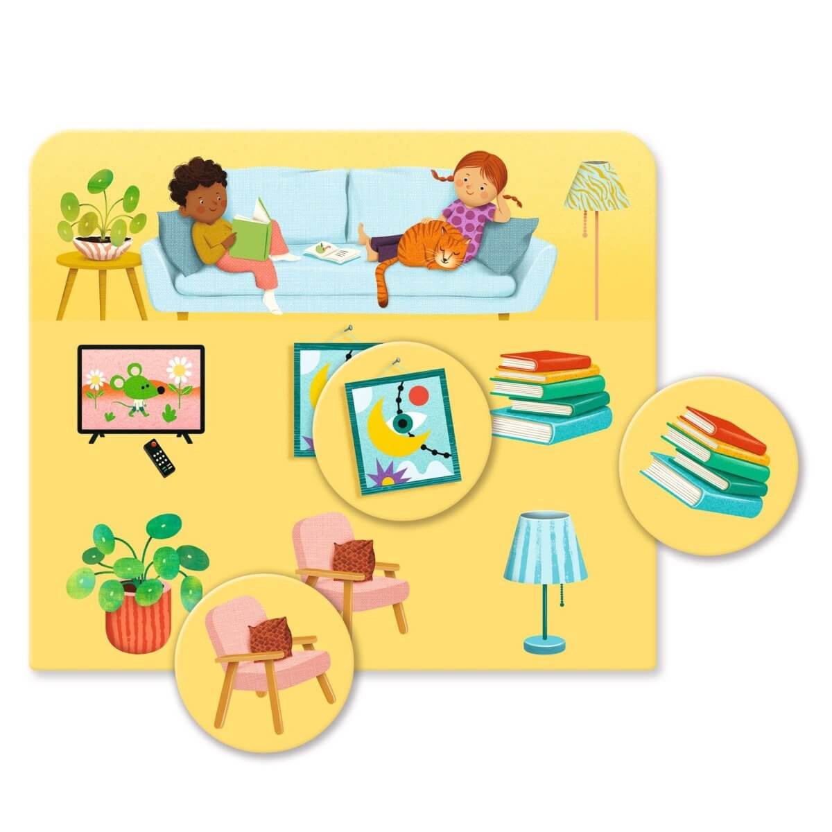 Loto the house Memo Loto Domino Djeco