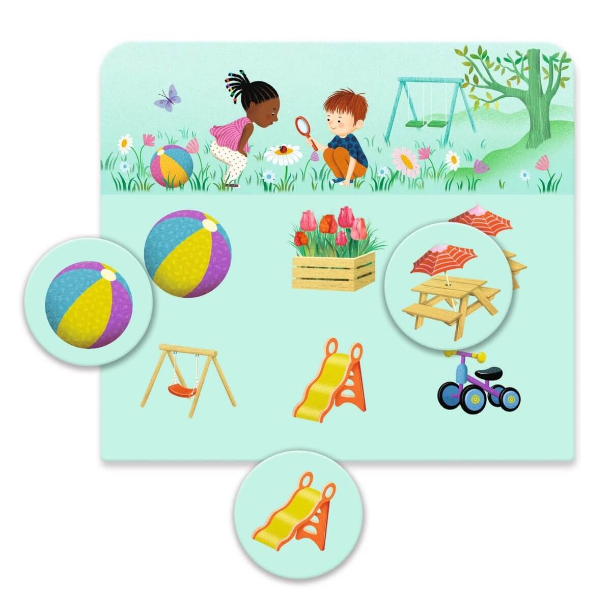 Loto the house Memo Loto Domino Djeco