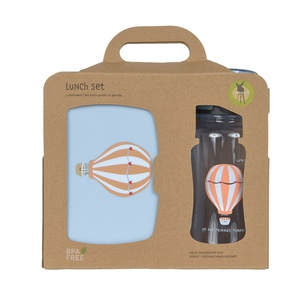 Lunch Set Tiny Drivers Balloon Laessig (Lunchbox + Drinking Bottle)