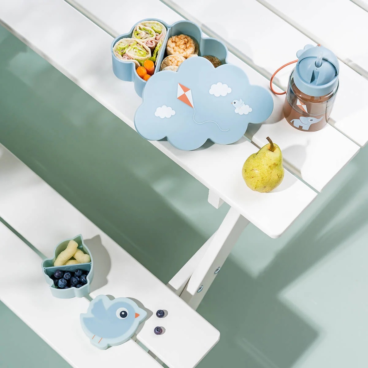 Lunch & Snackbox mit Trinkflasche Playground Done by Deer Blue