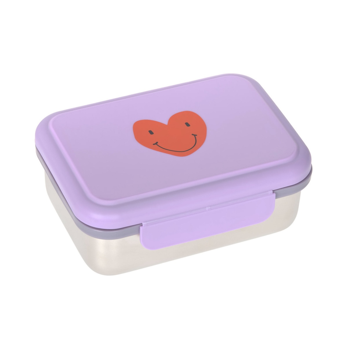 Lunchbox Stainless Steel Little Gang Heart lilac
