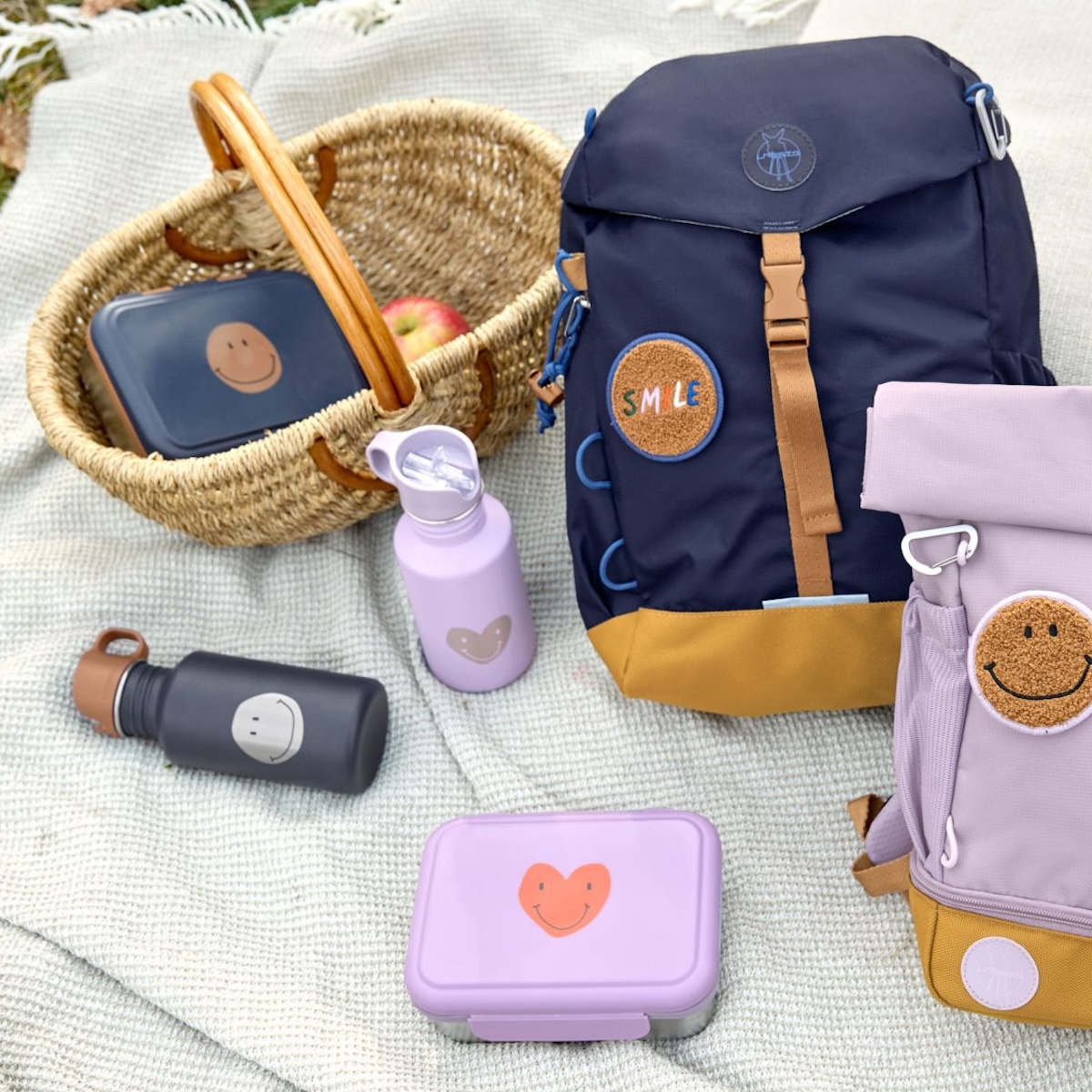 Lunchbox Stainless Steel Little Gang Heart lilac