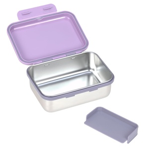 Lunchbox Stainless Steel Little Gang Heart lilac