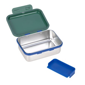 Lunchbox Stainless Steel Little Gang Rainbow green