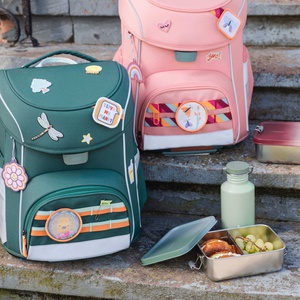 Lunchbox Stainless steel solid Laessig olive green