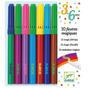 Magische Filzstifte-par 10 DIE FARBEN FÜR KLEINE Djeco
