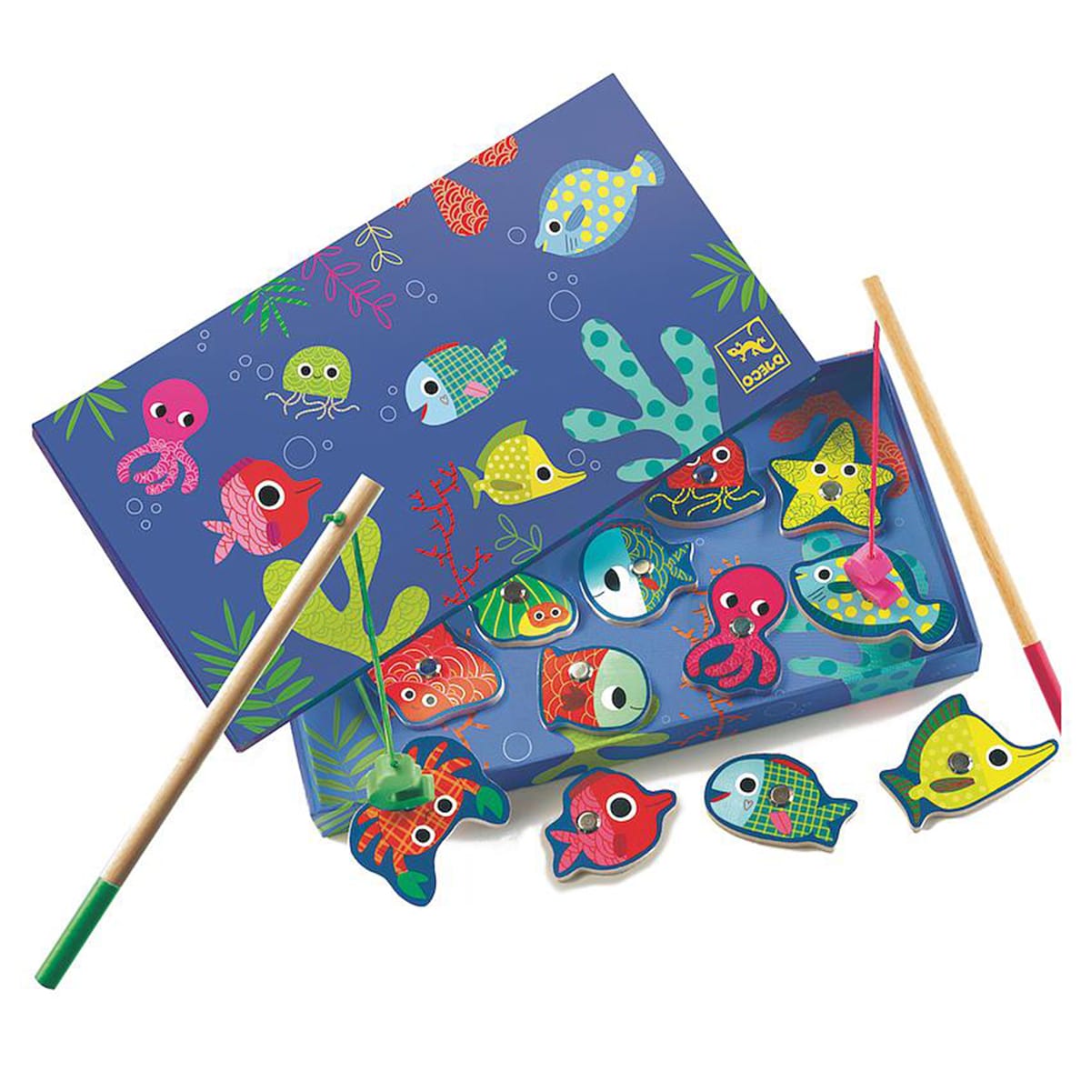 Magnet Angelspiel FISHING COLOUR Djeco