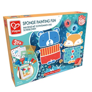 Malspaß mit Farbrollern und Schablonen Hape