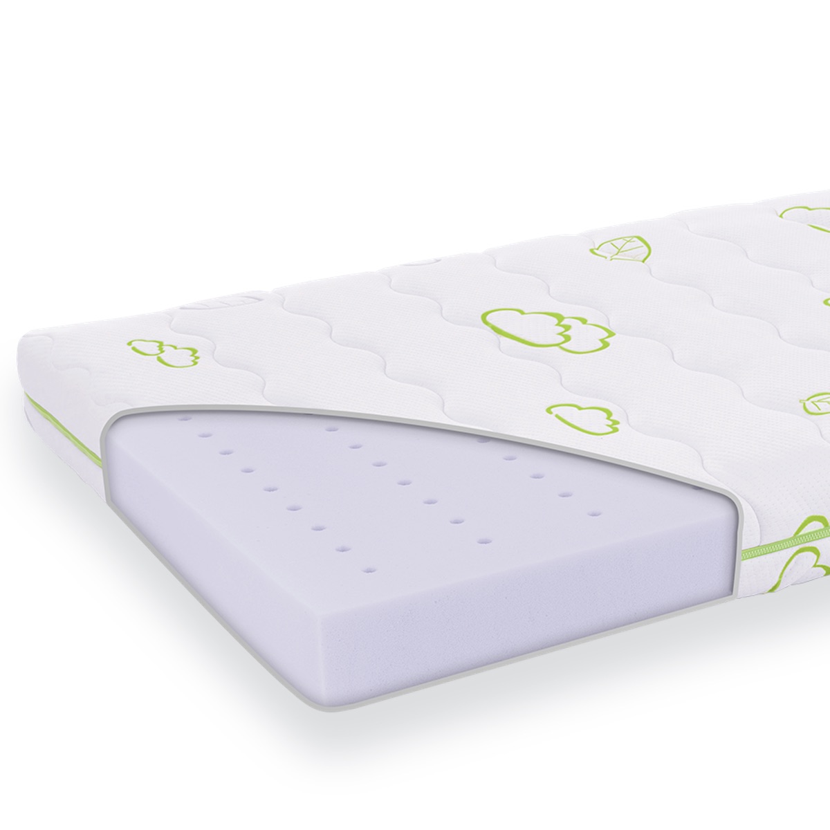 Matratze PASTELL 90 x 190 x 12cm Traumeland