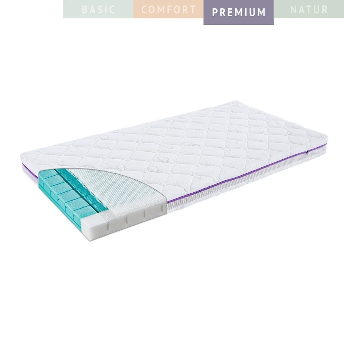 Matratze Wood mini+ baby + Erweiterung SPRING AIR Oliver Furniture