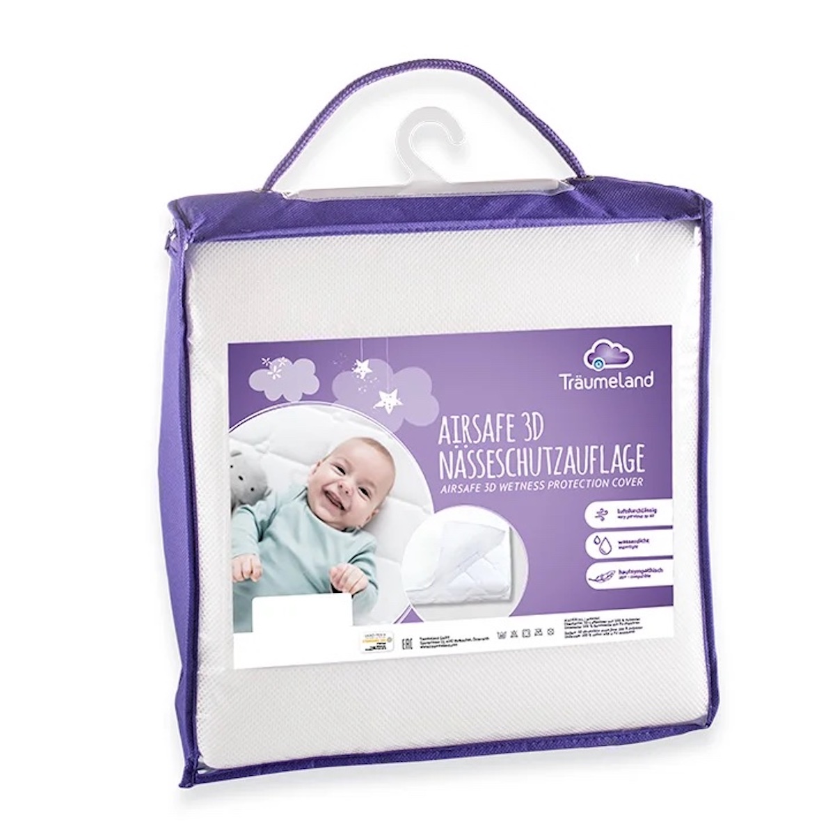 Matratzenschutz AIRSAFE 3D 70x140cm Traumeland