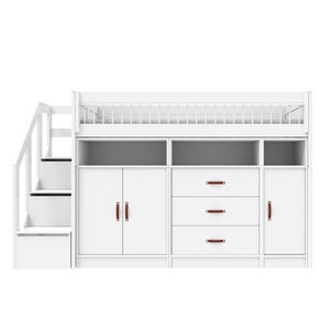 Mezzaninbett h152cm All-In-One Boden mit Rollen Lifetime