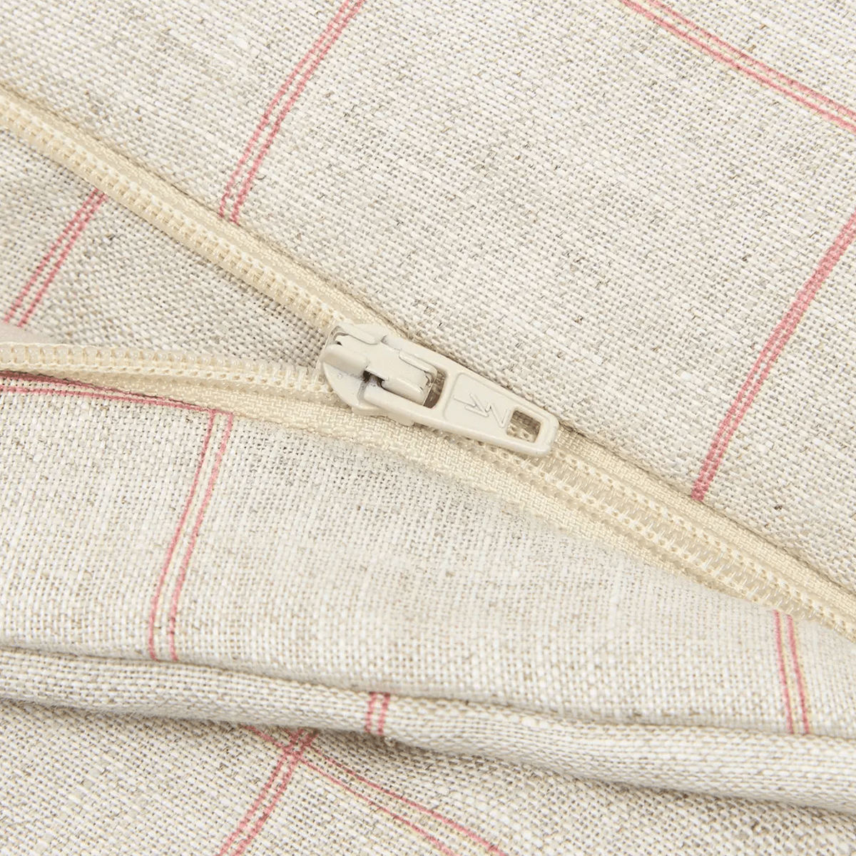 Mid-season Babyschlafsack, 6-18 Monate. Nobodinoz Natur mit rot