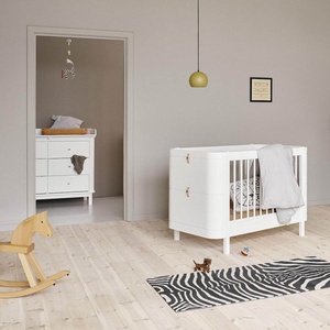 Mini+ cot, 68x122 cm  Oliver Furniture white