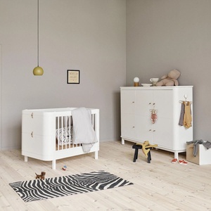 Mini+ cot, 68x122 cm  Oliver Furniture white