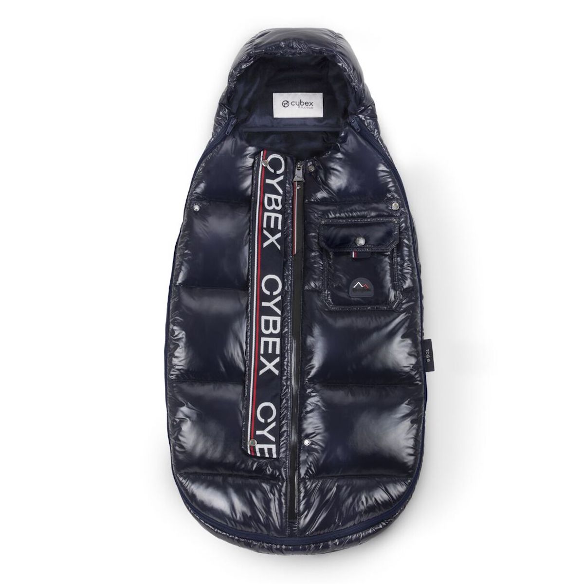 Mini Fußsack Platinum Winter Nautical Blue Cybex navy blue