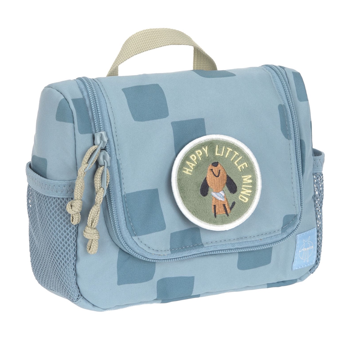 Mini PATTERN PARTY Laessig blaue Kulturtasche