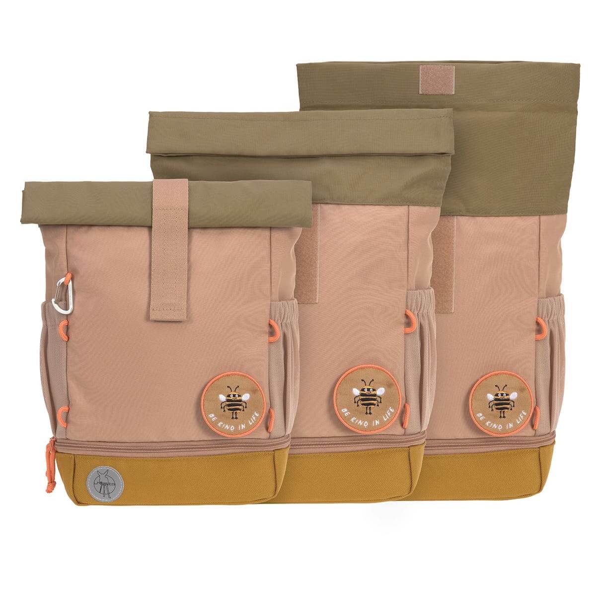Mini Rolltop Backpack Nature Laessig hazelnut