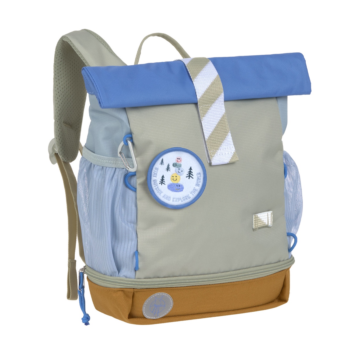 Mini Rolltop SUNNY EXPLORER Rucksack Laessig grün blau