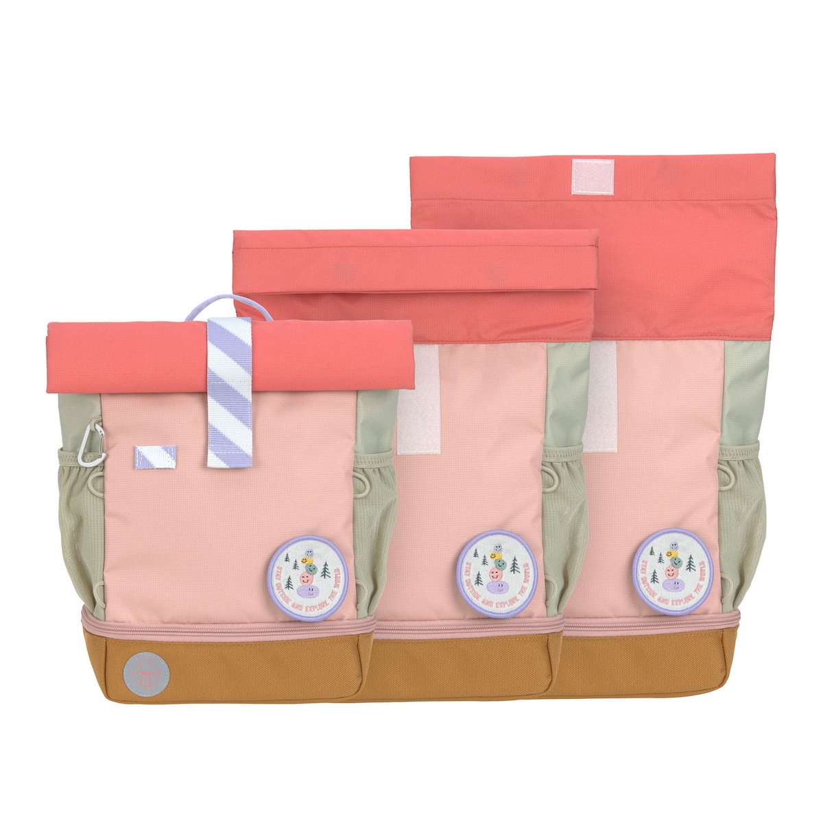 Mini Rolltop SUNNY EXPLORER Rucksack Laessig rosa