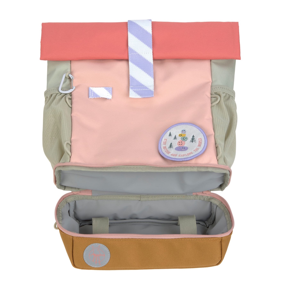 Mini Rolltop SUNNY EXPLORER Rucksack Laessig rosa