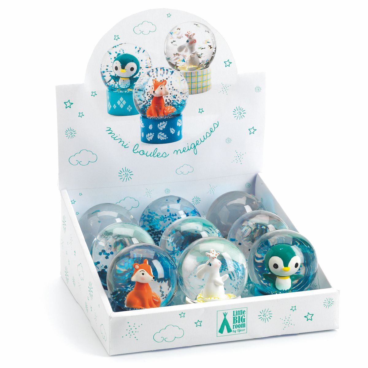 Mini-Schneekugeln SO WILD Djeco